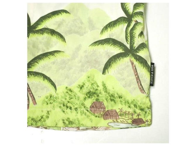 Autre Marque Camisa Scotch & Soda con estampado de vacaciones 100% Lyocell Beige - vista 6