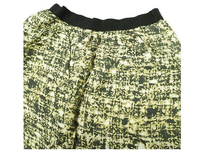 Autre Marque Saia de Cupro Estampada TOGA PULLA Preto Amarelo - vista 3