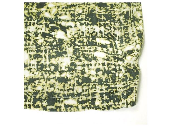 Autre Marque Saia de Cupro Estampada TOGA PULLA Preto Amarelo - vista 5