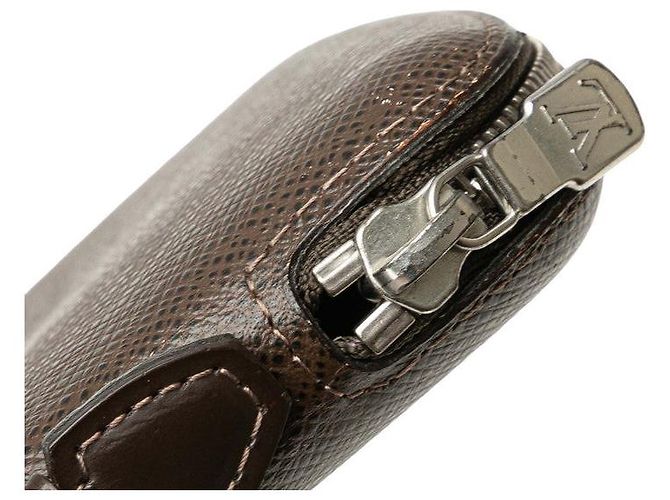 Cartera larga Organizer Atoll Taiga Louis Vuitton Castaño - vista 6