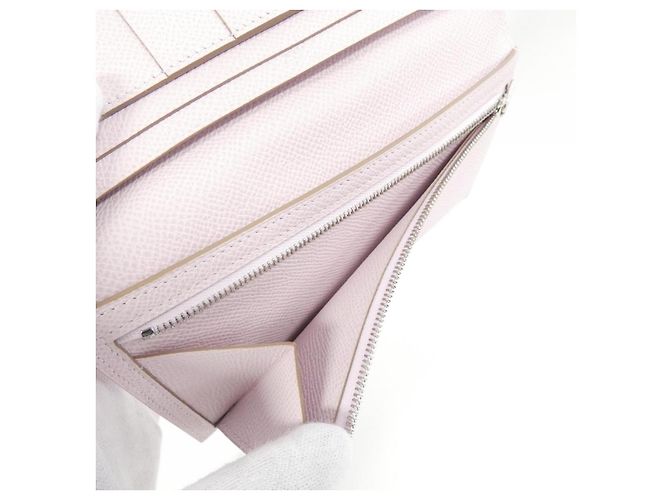 Cartera Larga Soufflet Epsom Béarn de Hermès Púrpura - vista 5