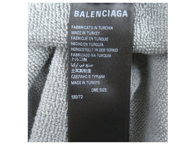Bañador de algodón de rizo con logo BB bordado de Balenciaga - vista 6