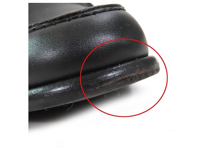 Mocassins de couro com fivela Kelly Destin da Hermès Preto - vista 14