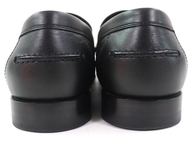 Mocassins de couro com fivela Kelly Destin da Hermès Preto - vista 5