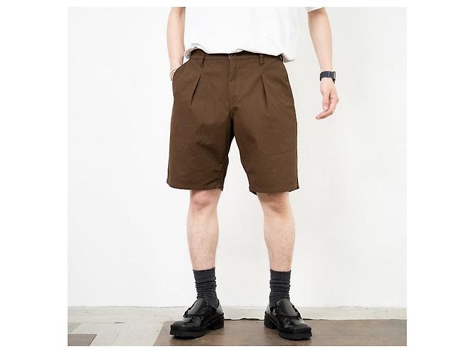 Autre Marque nonnative DWELLER CHINO SHORTS 02 COTONE TWILL ALTO TORCIDO - vista 3