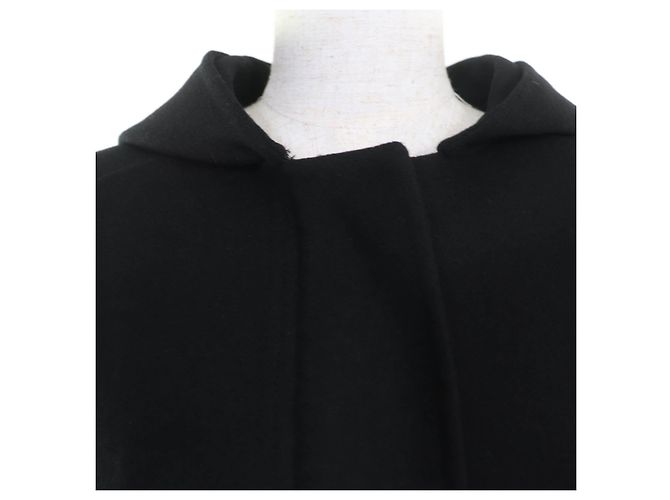 Abrigo de Lana con Capucha Christian Dior Negro - vista 4