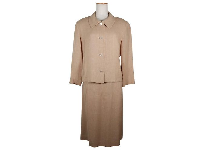 Chloé Completo in lino e cotone Chloe Beige - vista 4