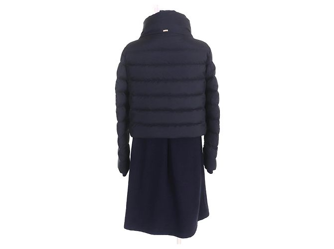 Autre Marque Abrigo de lana y plumón Herno PI1214D Azul Azul marino - vista 3
