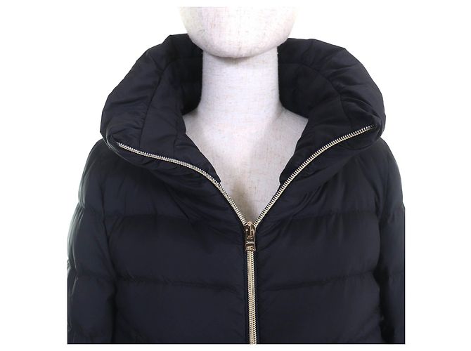 Autre Marque Abrigo de lana y plumón Herno PI1214D Azul Azul marino - vista 4
