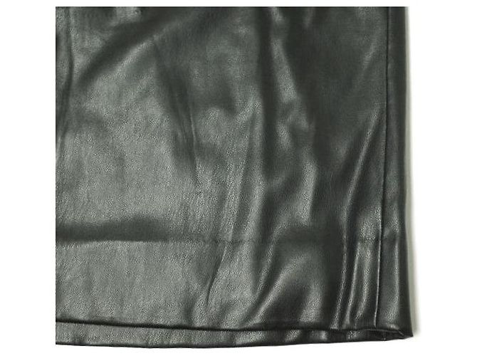 Autre Marque Falda de cuero sintético H BEAUTY&YOUTH Negro - vista 7