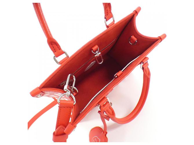 Onthego Louis Vuitton Monogram Empreinte On The Go Tasche Rot - Ansicht 5