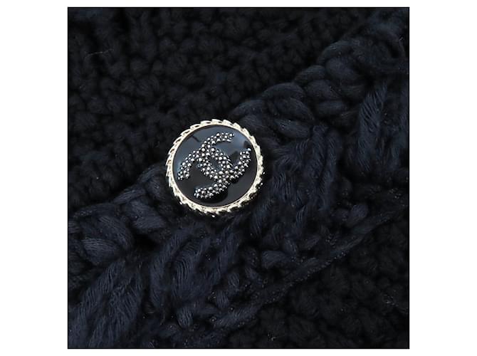 Cárdigan de algodón con botón COCO de Chanel Negro - vista 5