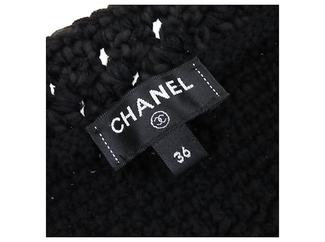 Cárdigan de algodón con botón COCO de Chanel Negro - vista 6
