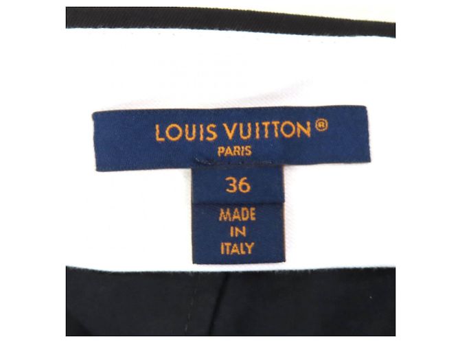 Calça longa reta de lã Sideline da Louis Vuitton Preto - vista 7