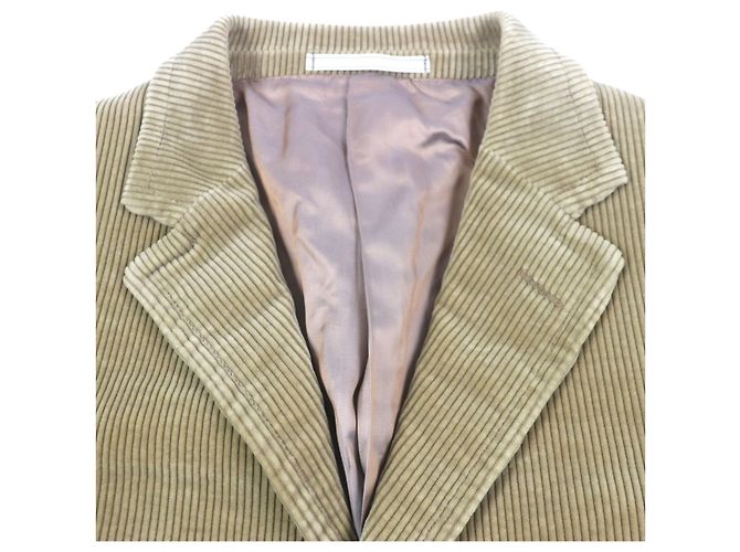 Chaqueta a medida de algodón Gucci Beige - vista 2