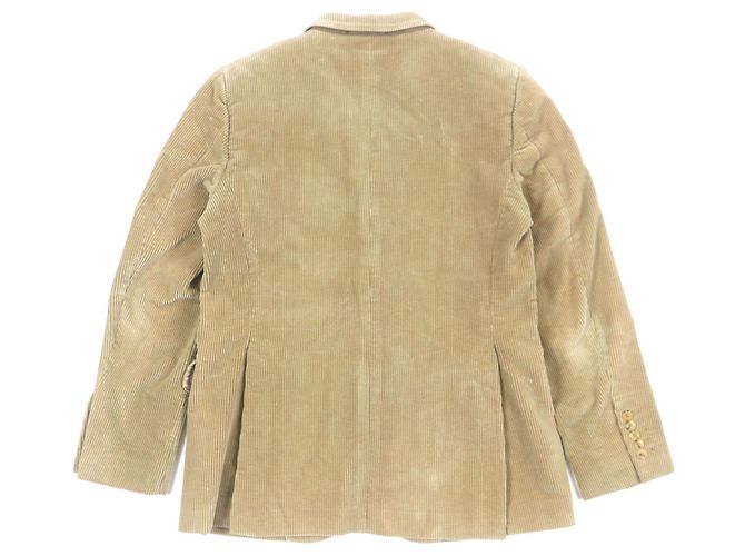 Chaqueta a medida de algodón Gucci Beige - vista 3