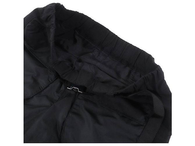 Pantalones de nylon mix de Grosgrain Sacai Negro - vista 6