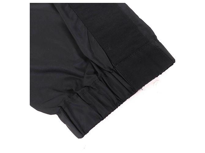Pantalones de nylon mix de Grosgrain Sacai Negro - vista 7