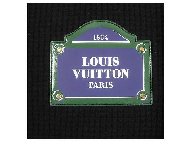 Maglione in lana con patch logo Louis Vuitton Nero - vista 5