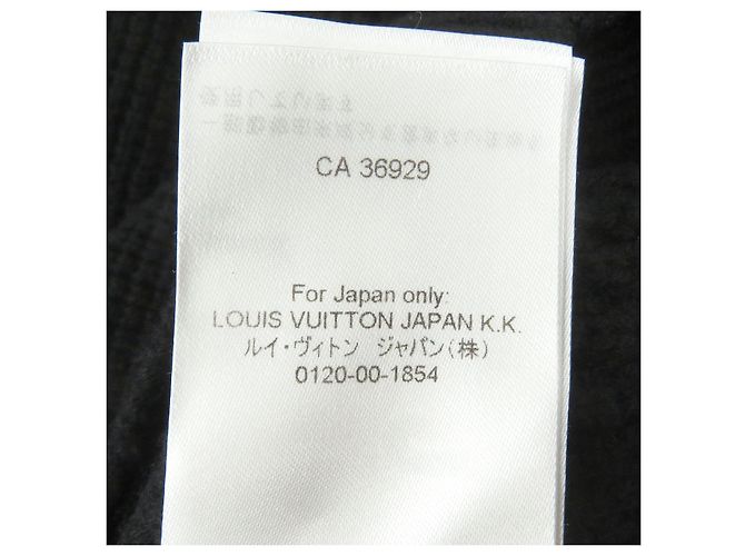 Maglione in lana con patch logo Louis Vuitton Nero - vista 9