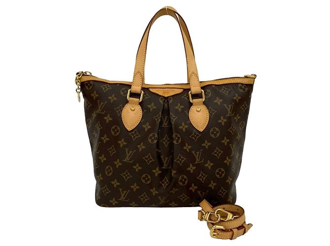 Borsa 2way Louis Vuitton Palermo Monogram Marrone - vista 2