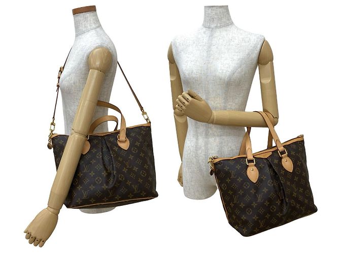 Borsa 2way Louis Vuitton Palermo Monogram Marrone - vista 3