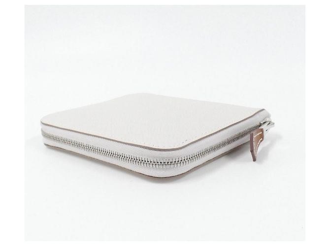 Hermès Hermes MORS & CO Silk In Compact Epsom Silk Wallet Grey - view 2