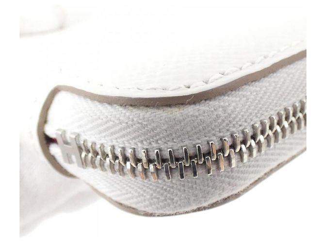 Hermès Hermes MORS & CO Silk In Compact Epsom Silk Wallet Grey - view 5
