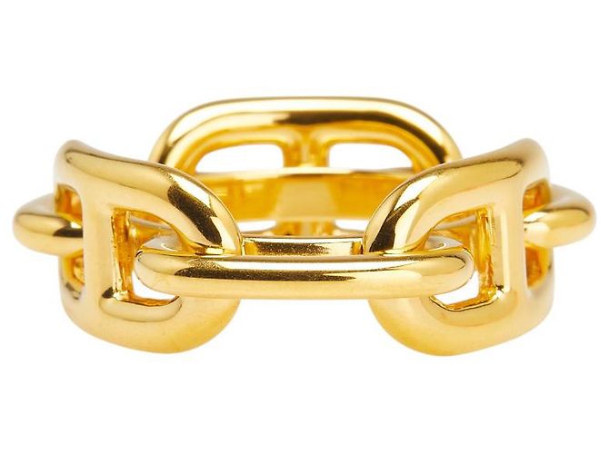 Ring Accessorio Anello per Sciarpa Chaine d'Ancre Hermès D'oro - vista 3