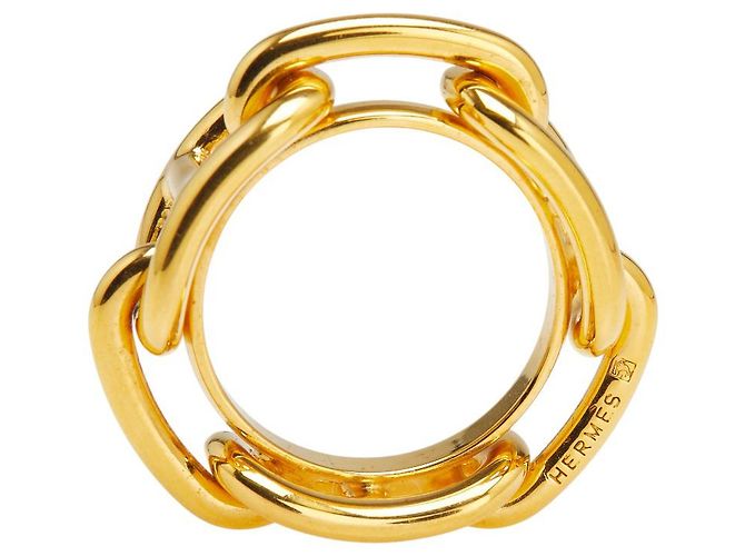 Ring Accessorio Anello per Sciarpa Chaine d'Ancre Hermès D'oro - vista 5