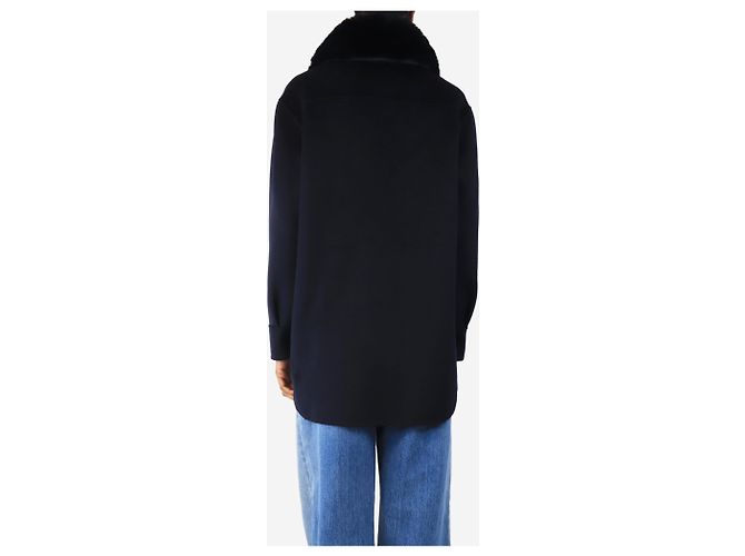 Burberry Suéter de nailon negro - talla UK 4 - vista 3