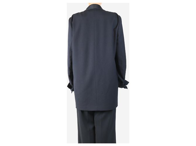 Dries Van Noten Schwarze doppelt-knöpfte Smokingjacke - Größe M - Ansicht 2