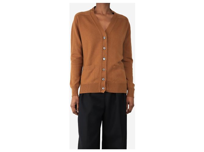 Crimson Beiger Kaschmir-Cardigan - Größe S Braun - Ansicht 3
