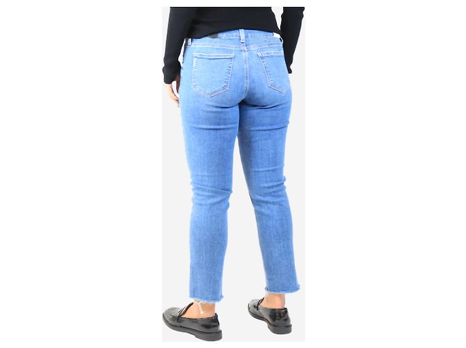 Paige Jeans Blaue Brigitte-Jeans - Größe UK 10 - Ansicht 3