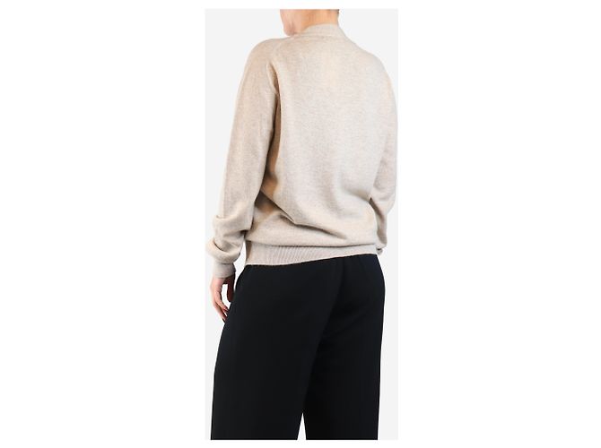 Crimson Neutrale Kaschmir-Cardigan - Größe L - Ansicht 2