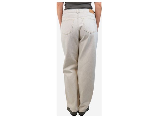 Samsoe & Samsoe Jeans blanqueados neutros - talla UK 14 - vista 3