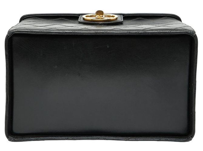Chanel Bicolor Vanity Schultertasche Schwarz - Ansicht 3