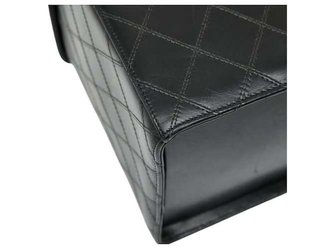Chanel Bicolor Vanity Schultertasche Schwarz - Ansicht 4