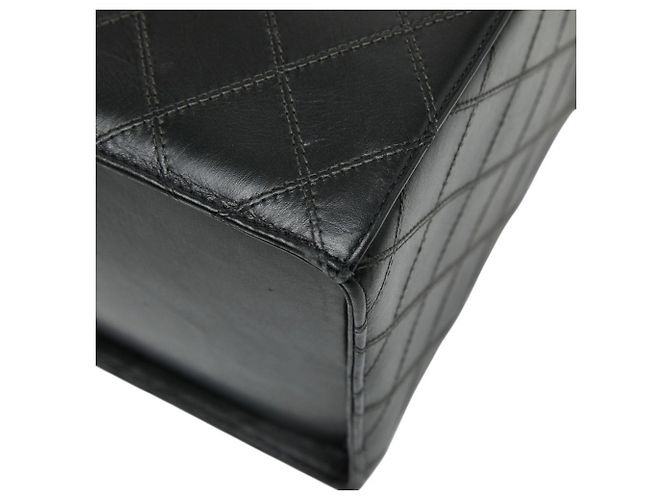 Chanel Bicolor Vanity Schultertasche Schwarz - Ansicht 5