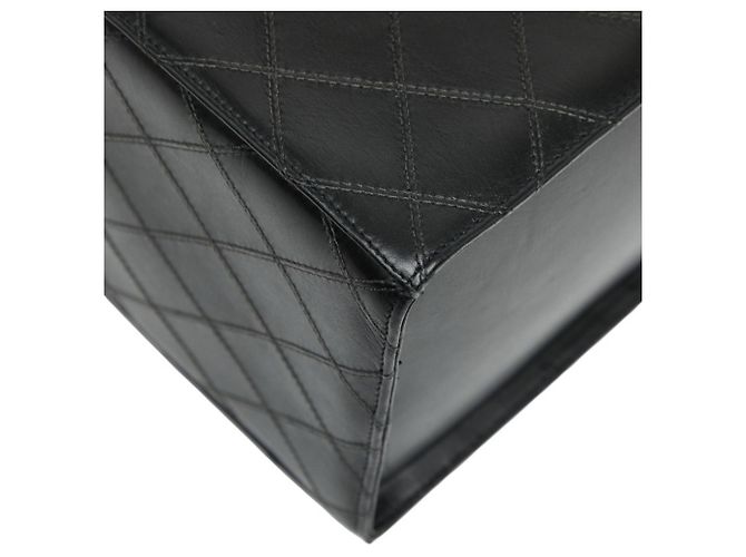 Chanel Bicolor Vanity Schultertasche Schwarz - Ansicht 7