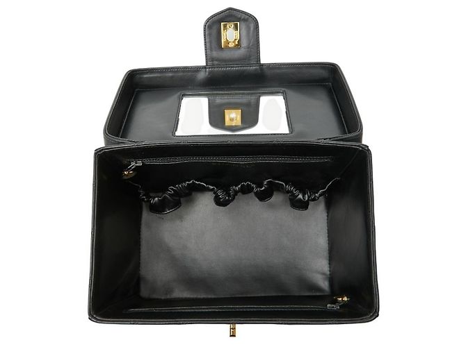 Chanel Bicolor Vanity Schultertasche Schwarz - Ansicht 9
