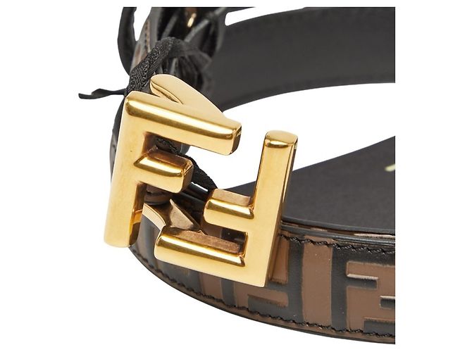 Fendi Zucca Ledergürtel - Ansicht 4
