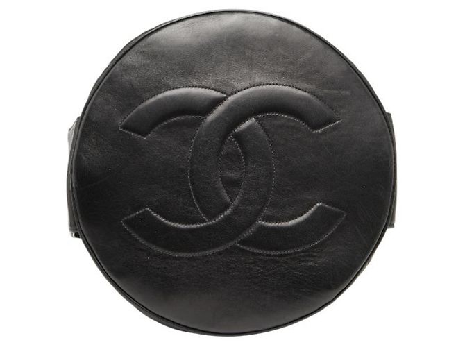 Bolso de cadena con drawstring matelassé Coco Mark de CHANEL Negro - vista 3