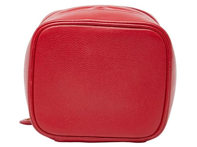Borsa Vanity Coco Mark di Chanel Rosso - vista 3