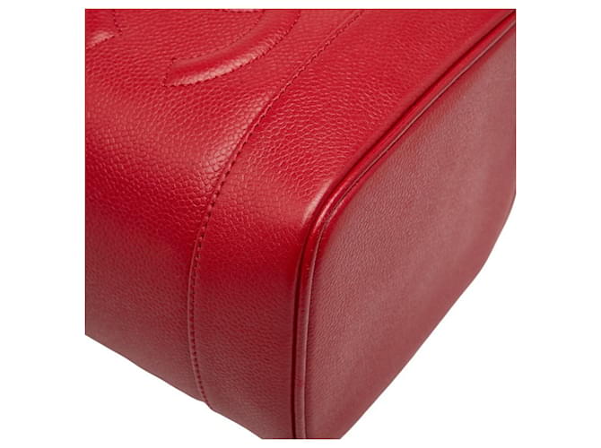 Borsa Vanity Coco Mark di Chanel Rosso - vista 4