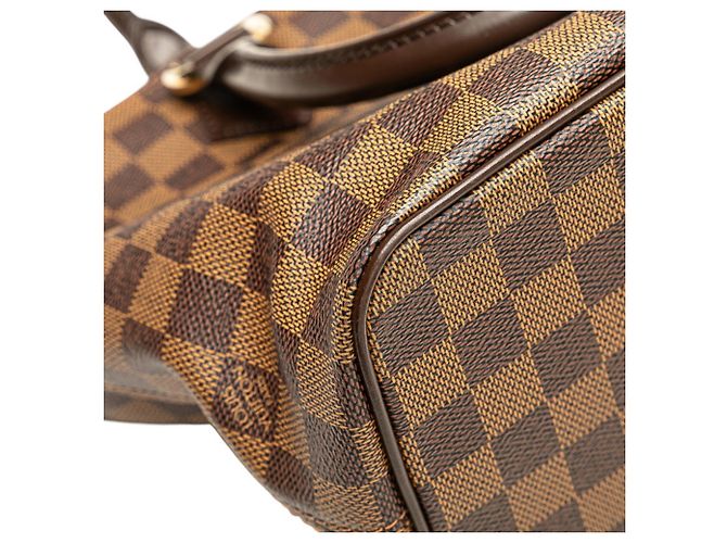 Borsa tote Louis Vuitton Damier Saleya PM Marrone - vista 6