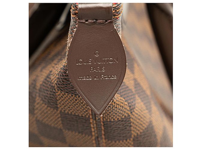 Borsa tote Louis Vuitton Damier Saleya PM Marrone - vista 9