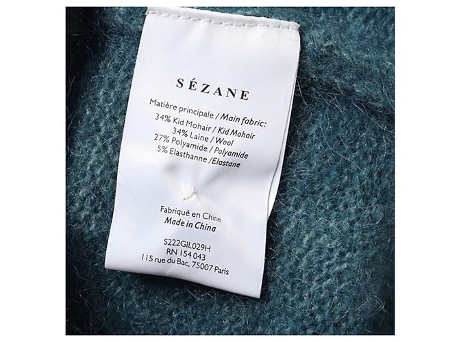 SéZane Robe en mohair Junie Sage de Sezane - vue 4
