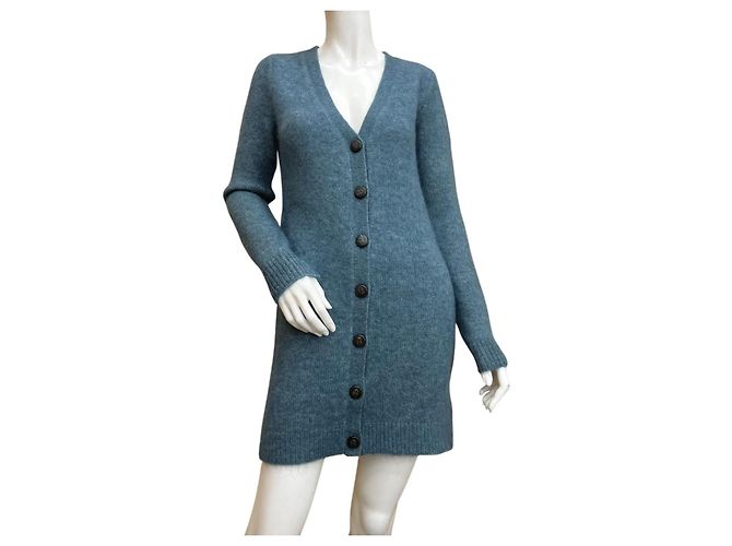 SéZane Robe en mohair Junie Sage de Sezane - vue 5