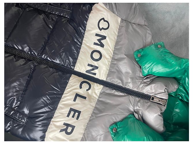 Moncler taglia S (14 anni) Nero Verde Grigio - vista 5